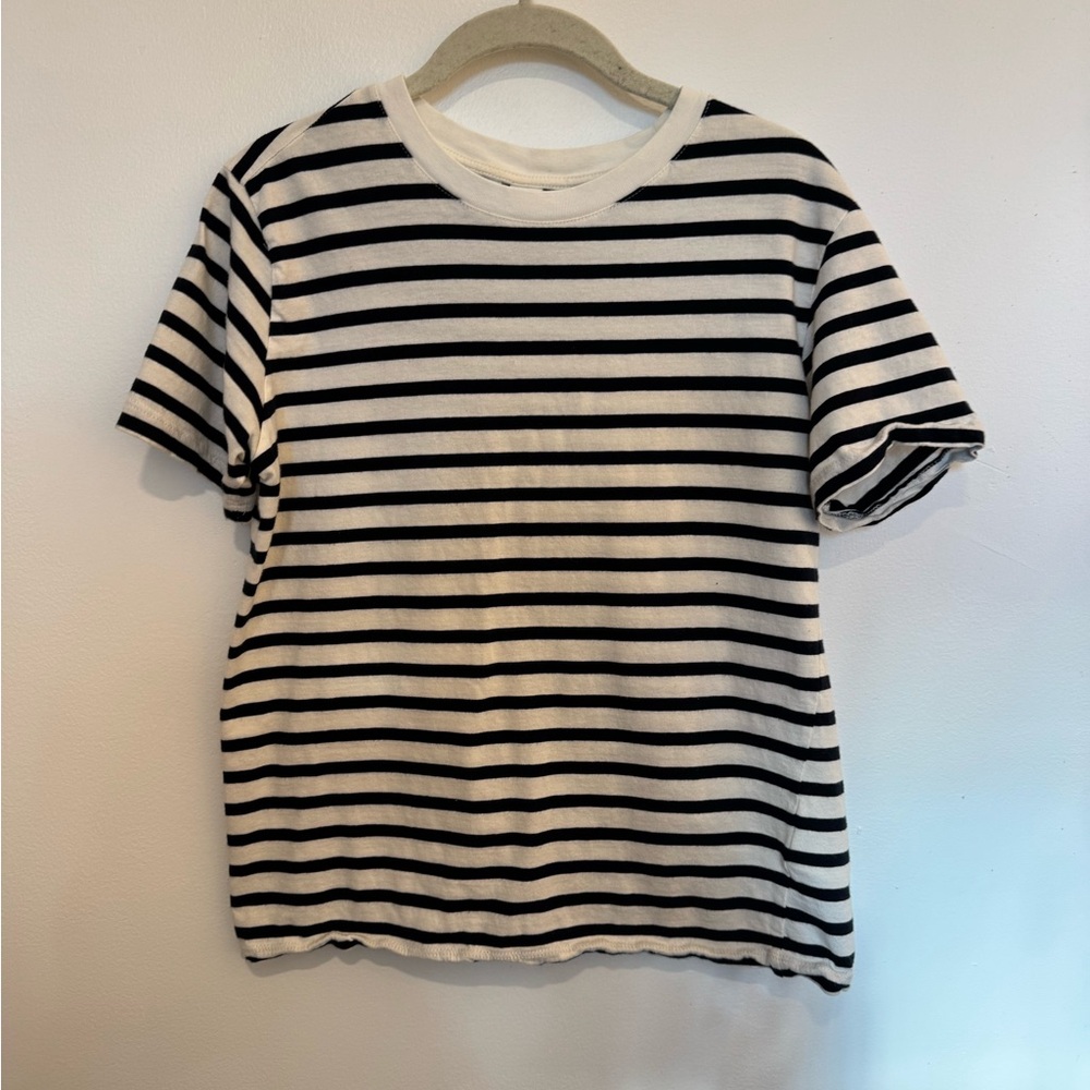 Black and White Striped T-Shirt
